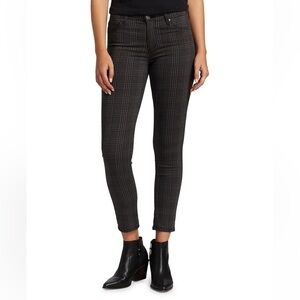 AG Prima Ankle Skinny Jean Houndstooth Plaid Folkstone Printed Casual Women’s 27